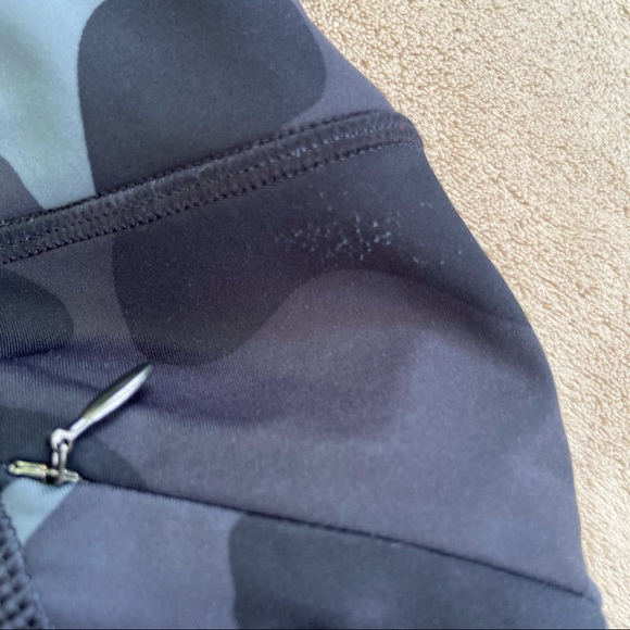 Athleta Camo Workout Leggings Black Gray XS - Picture 9 of 10